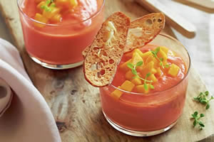 salmorejo de mango